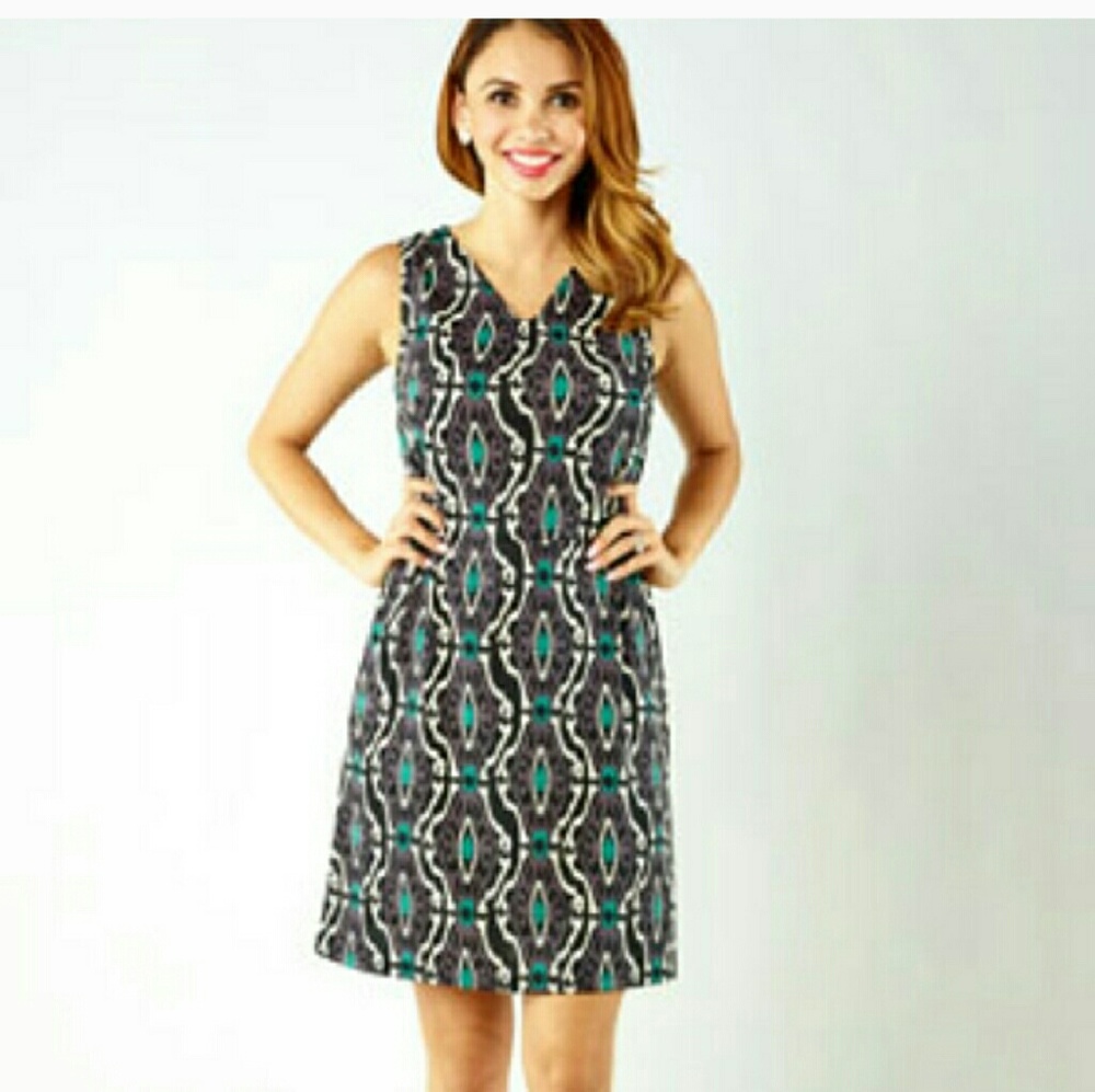 Daria Sleeveless Shift Dress XL